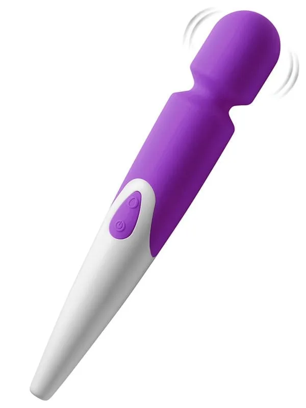 iWand Fairy Şarjlı Ultra Güçlü Wand Masaj Vibratörü Mor