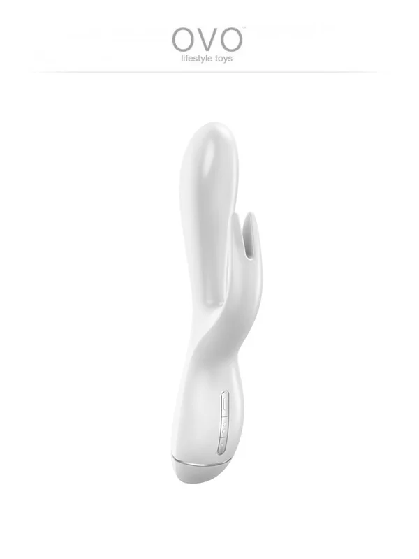 Ovo K3 Rabbit Vibratör White