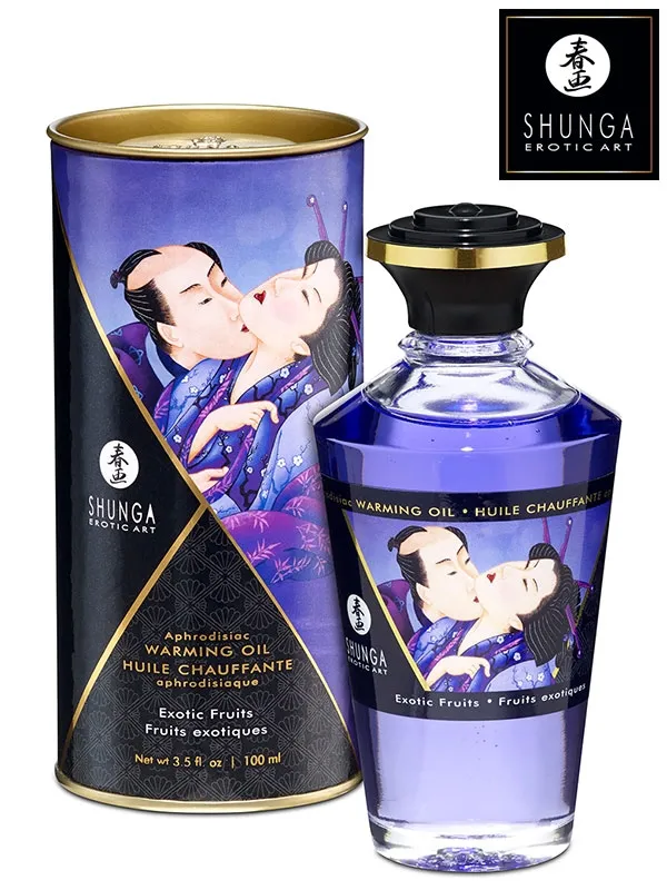 Shunga Warming Oil Exotic Fruits Sevişme Yağı 100 ml