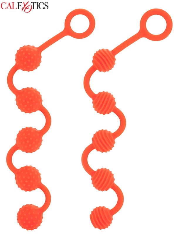 CalExotics Beads Silikon Anal Toplar Orange