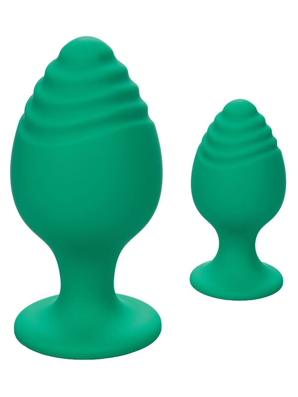 CalExotics Cheeky Buttplug 2'li Anal Plug Set Yeşil