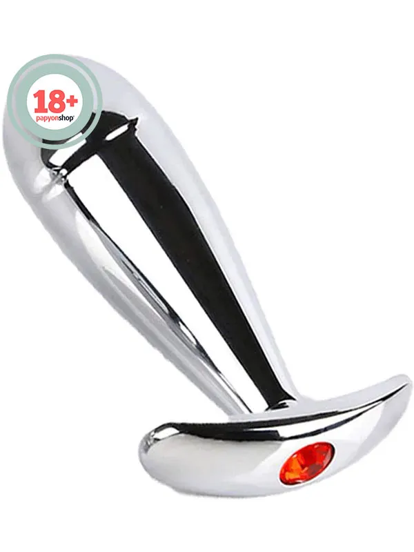 Çelik T Anal Plug Taşlı 10 cm