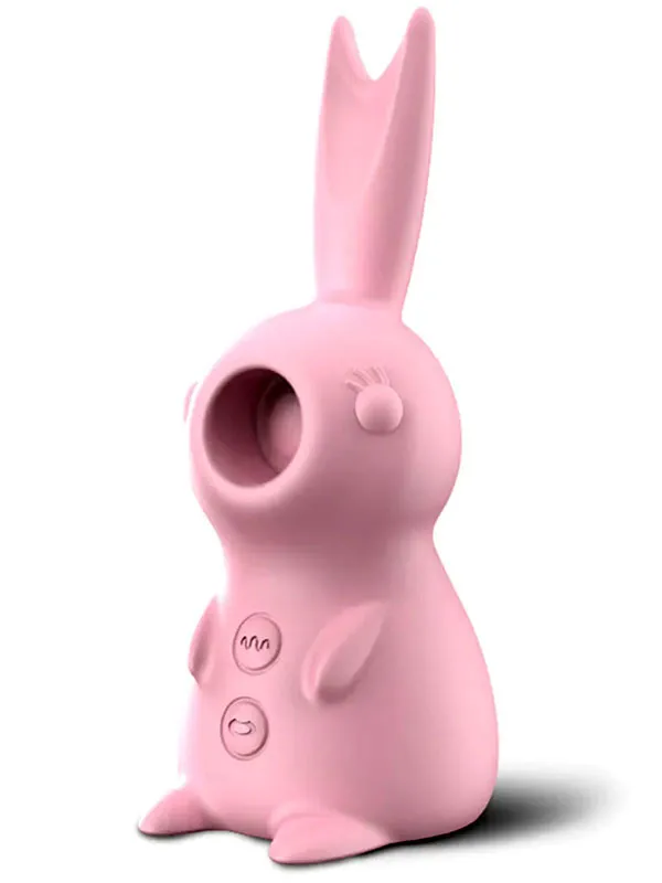 Rabbit Tongue Licking Şarjlı Kilitoral Emiş ve Dil Stimilasyon Vibratörü