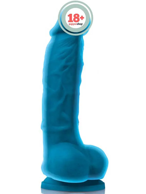 NS Novelties Colours Dual Density 5" Realistik Dildo 13 cm Mavi