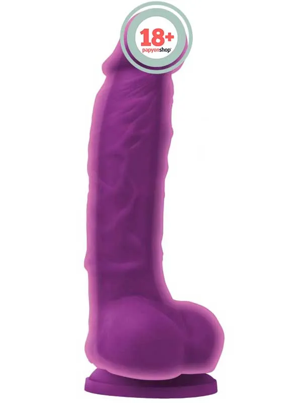 NS Novelties Colours Dual Density 5" Realistik Dildo 13 cm Mor