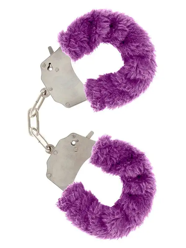 NOXXX Mor Peluşlu Metal Kelepçe