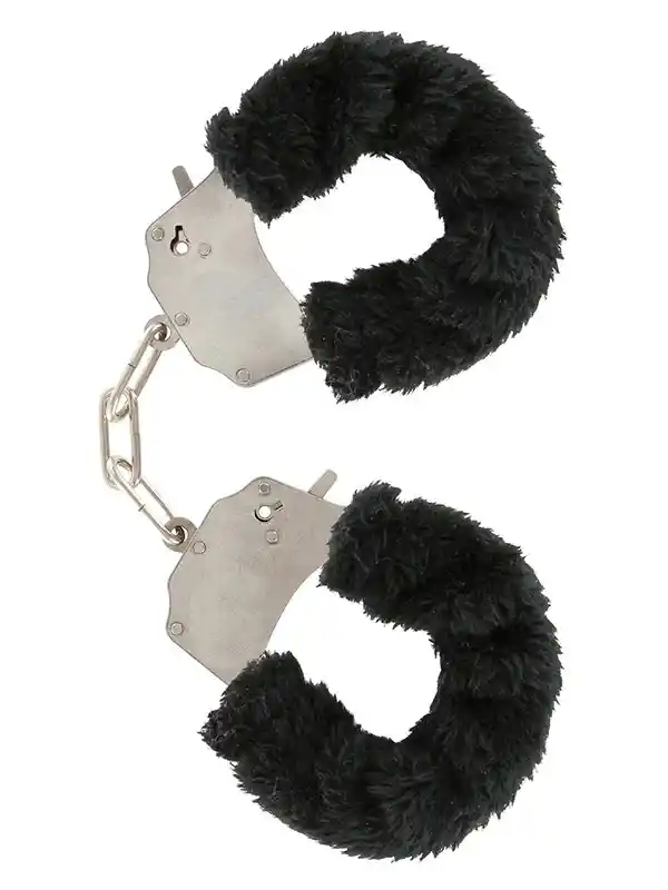 NOXXX Siyah Peluşlu Metal Kelepçe