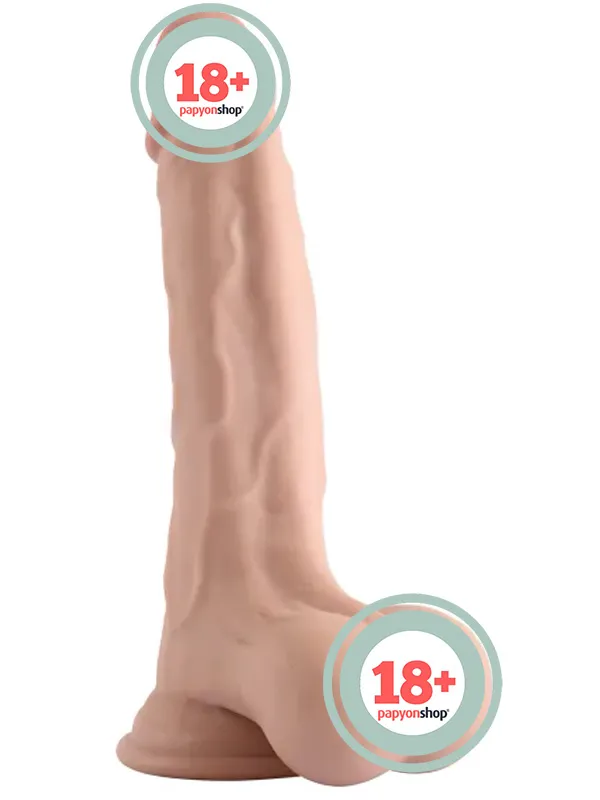 VSCNovelty 9" Çift Katmanlı Kayan Derili Realistik Penis 23 cm