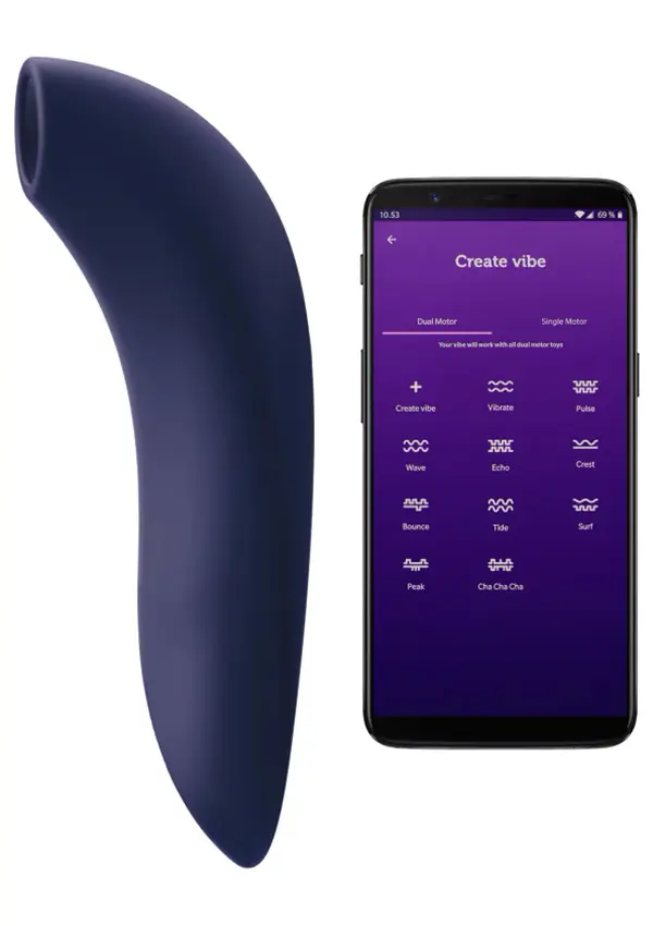 We-Vibe Melt AppTelefon Kontrollü Klitoral Emiş Vibratörü