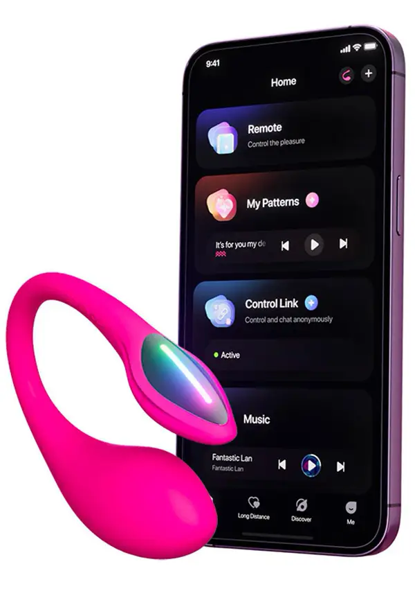 Lovense LUSH Mini Telefon Kontrollü Giyilebilir G-Noktası Vibaratörü